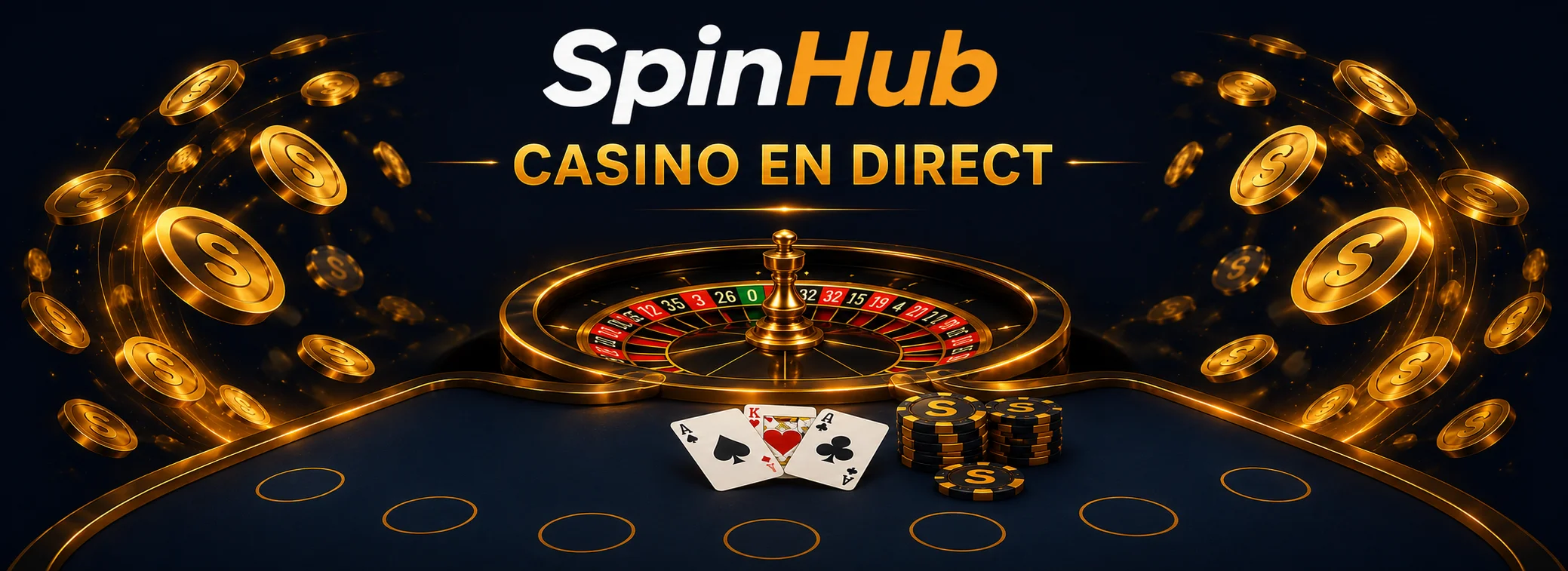 Casino en direct SpinHub : plus de 570 tables